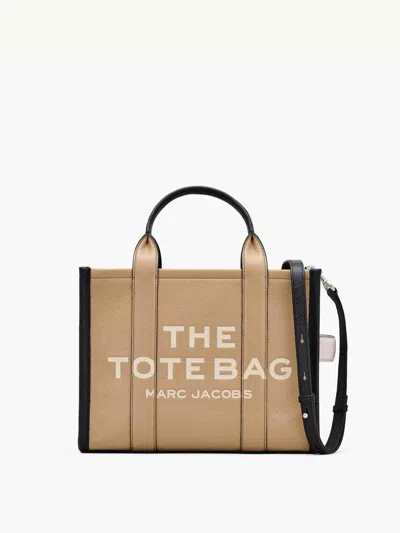 Marc Jacobs The Colorblock Medium Tote Bag In Brown