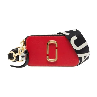 Marc Jacobs The Colorblock Snapshot Bag In Red