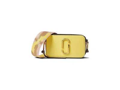 Marc Jacobs The Color-block Snapshot Handbags Yellow Cream Multi: One Size