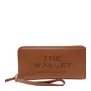 Marc Jacobs The Continental Leather Wallet In Brown