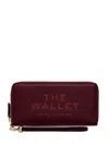 Marc Jacobs The Continental Leather Wallet In Red