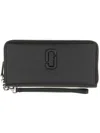 Marc Jacobs The Continental Zipped Wallet In Black