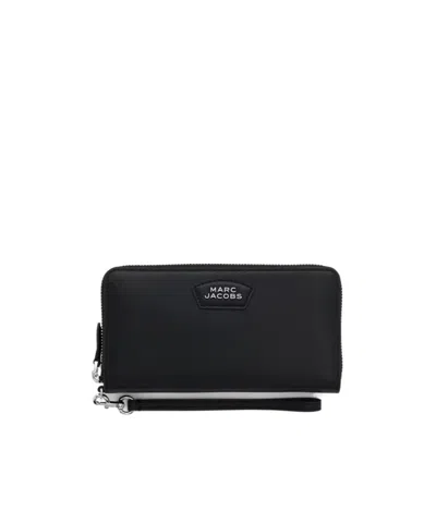 Marc Jacobs The Continental Zipped Wallet In Black