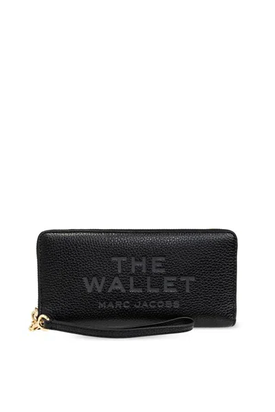 Marc Jacobs The Continental Zipped Wallet In Black
