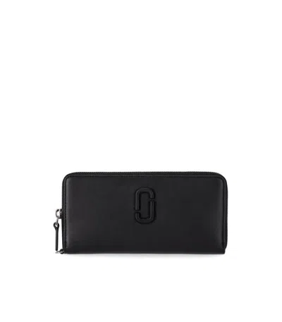 Marc Jacobs The Covered J Marc Continental Black Wallet