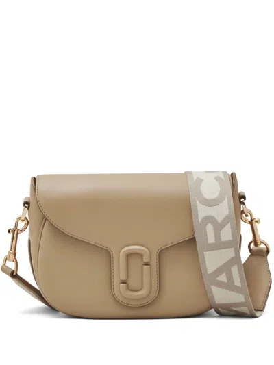 Marc Jacobs Large Saddle Crossbody Bag In Beige
