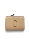 Marc Jacobs The Covered J Marc Mini Wallet In Beige