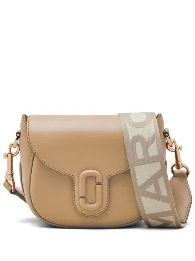 Marc Jacobs The Covered J Marc Small Saddle Bag In Brown