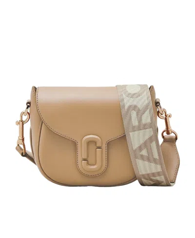 Marc Jacobs The Covered J Marc Saddle Bag In Nude