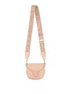 Marc Jacobs The Covered J Marc Saddle Bag In Nude & Neutrals