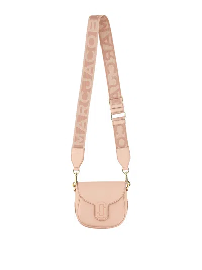 Marc Jacobs The Covered J Marc Saddle Bag In Nude & Neutrals