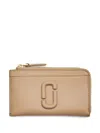 Marc Jacobs The Covered J Marc Top Zip Multi Wallet In Neutrals