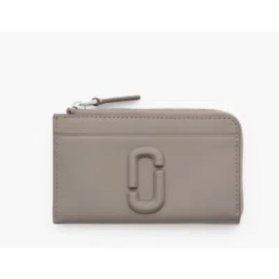 Marc Jacobs The Covered J Marc Wallet In Cement