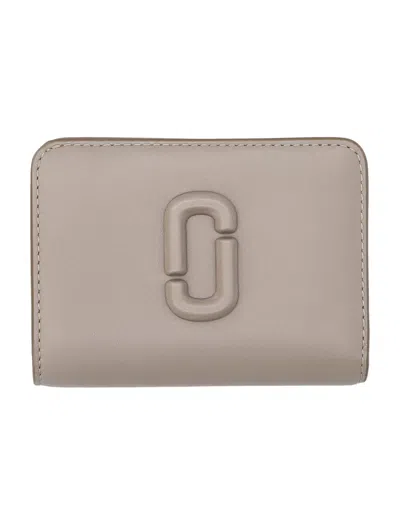 Marc Jacobs The Covered J Mini Wallet In Beige