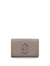 Marc Jacobs The Covered J Wallet In Grey