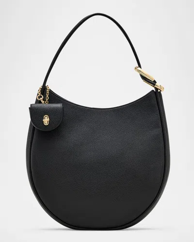 Marc Jacobs The Crescent Large Dual Hobo Bag In Calf Leather
