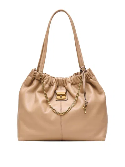 Marc Jacobs The Cristina Beige Tote Bag In Brown