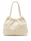 Marc Jacobs The Cristina Chain-embellished Drawstring Tote Bag In Neutral