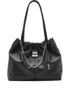 Marc Jacobs The Cristina Chain-embellished Drawstring Tote In Black