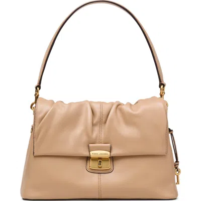 Marc Jacobs The Cristina Messenger Leather Shoulder Bag In Brown
