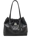 Marc Jacobs Leather Shoulder Bag With Chain And Straps In Black
