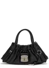 Marc Jacobs The Cristina Small Satchel Leather Cross-body Bag In Black