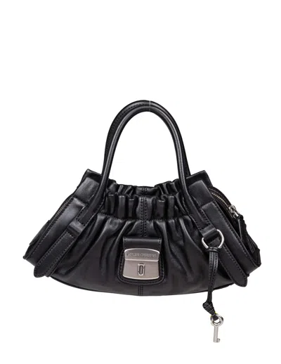 Marc Jacobs The Cristina Small Satchel Leather Handbag, Black
