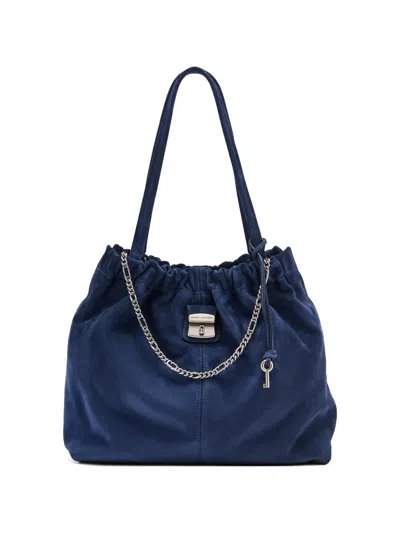 Marc Jacobs The Cristina Suede Tote Bag In Blue