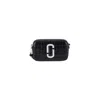 Marc Jacobs The Croc-embossed Shoulder Snapshot Bag In Black