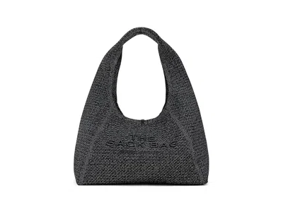 Marc Jacobs The Crochet Sack Bag Shoulder Handbags Onyx: One Size In Black