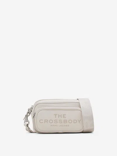 Marc Jacobs Cotton Leather The Crossbody Bag In White Leather
