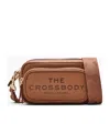 Marc Jacobs The Crossbody Tote Leather Bag Argan Color In Brown