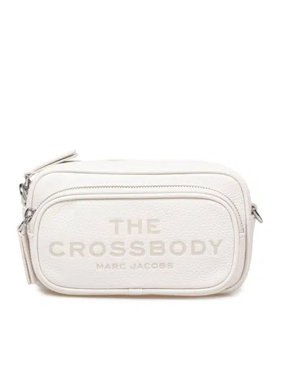 Marc Jacobs The Crossbody Leather Bag White Color In Cotton