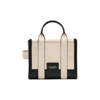 Pre-owned Marc Jacobs The Crossbody Leather Tote Bag 'ivory Multicolor' | Tan | Women's Size Onesize In Brown