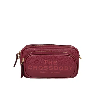 Marc Jacobs The Crossbody Shoulder Bag In Bordeaux Leather In Red