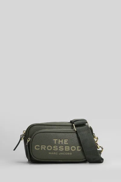 MARC JACOBS THE CROSSBODY SHOULDER BAG IN GREEN LEATHER