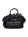 Marc Jacobs Compact Crossbody Tote With Bold Logo In Black