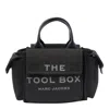 Marc Jacobs Compact Crossbody Tote With Bold Logo In Black