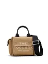 Marc Jacobs Mini The Cargo Canvas Tote Bag In Brown