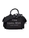 Marc Jacobs Compact Crossbody Tote With Bold Logo In Black