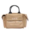 Marc Jacobs Mini The Cargo Canvas Tote Bag In Sand