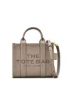 Marc Jacobs The Leather Crossbody Tote Bag In Taupe