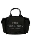 Marc Jacobs Compact Crossbody Tote With Bold Logo In Black