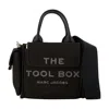 Marc Jacobs Compact Crossbody Tote With Bold Logo In Black