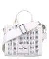 Marc Jacobs Women's The Crystal Canvas Small Tote Bag In White