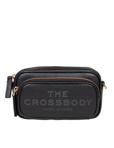 Marc Jacobs The Crossbody Tote Leather Bag Black Color