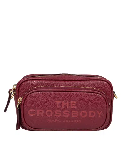 Marc Jacobs The Crossbody Tote Leather Bag Cherry Color In Red