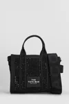 Marc Jacobs The Small Tote In Canvas With Applied Crystals In Black