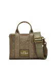 Marc Jacobs The Mini Crystal Canvas Tote Bag In Green