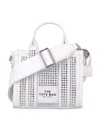 Marc Jacobs The Crystal Canvas Crossbody Tote Bag In White